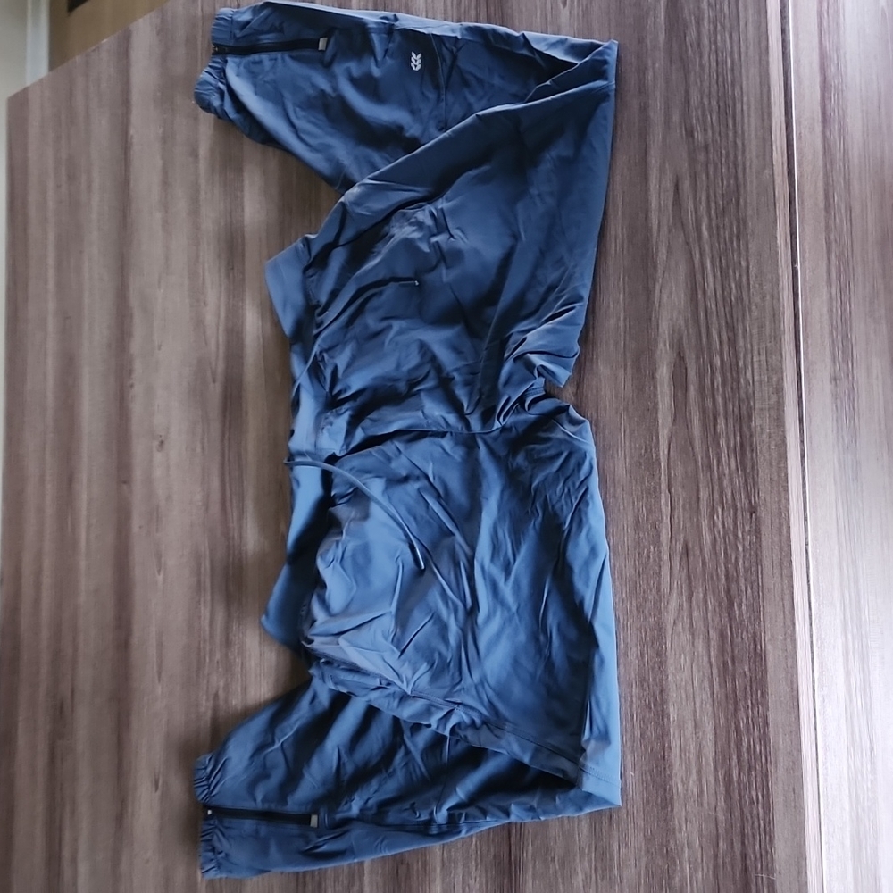 Light blue workout sweatpants